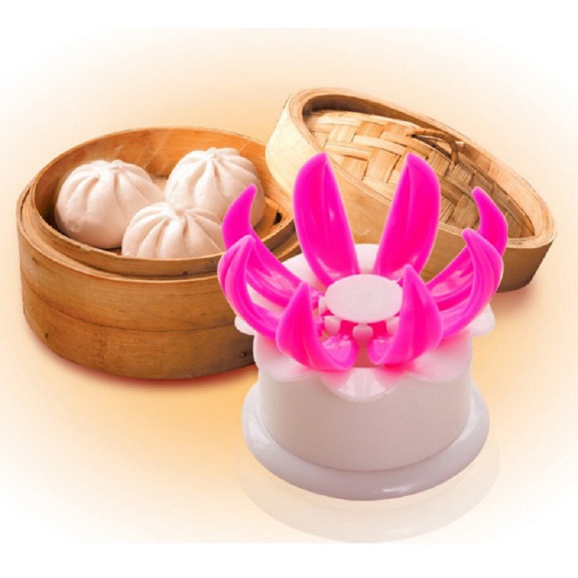 KHUÔN BÁNH BAO HÌNH HOA SEN TẠO RA NHỮNG CHIẾC BÁNH ĐẸP MẮT