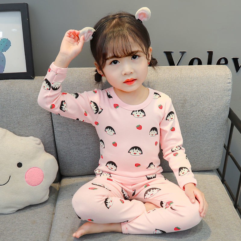 Bộ Đồ Ngủ Cotton Dài Tay Thời Trang Thu Đông Cho Bé | BigBuy360 - bigbuy360.vn