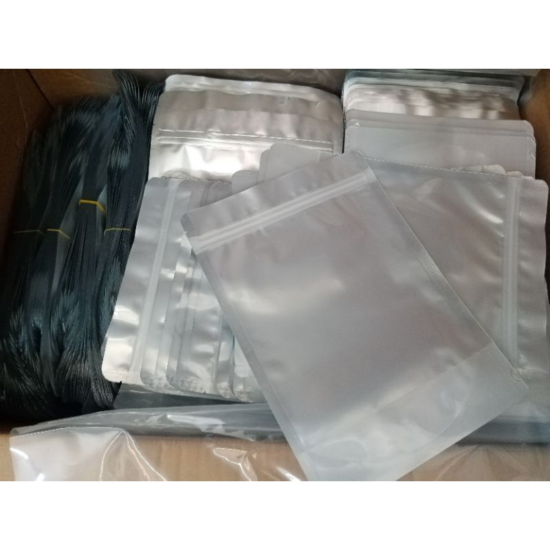 Túi zip đựng thực phẩm_ túi zip đáy đứng 1 mặt trong 1 mặt bạc