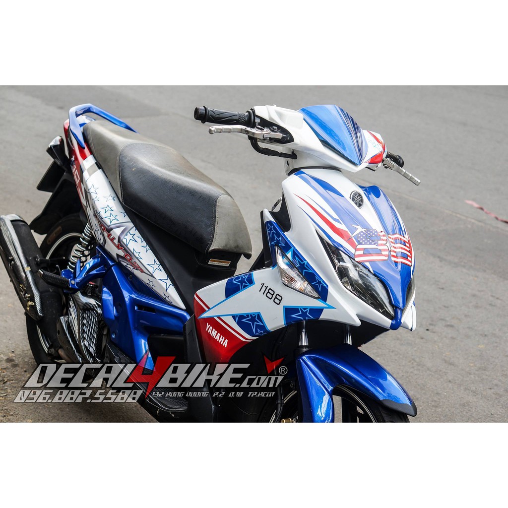 Tem trùm xe NOUVO LX NICKY HAYDEN