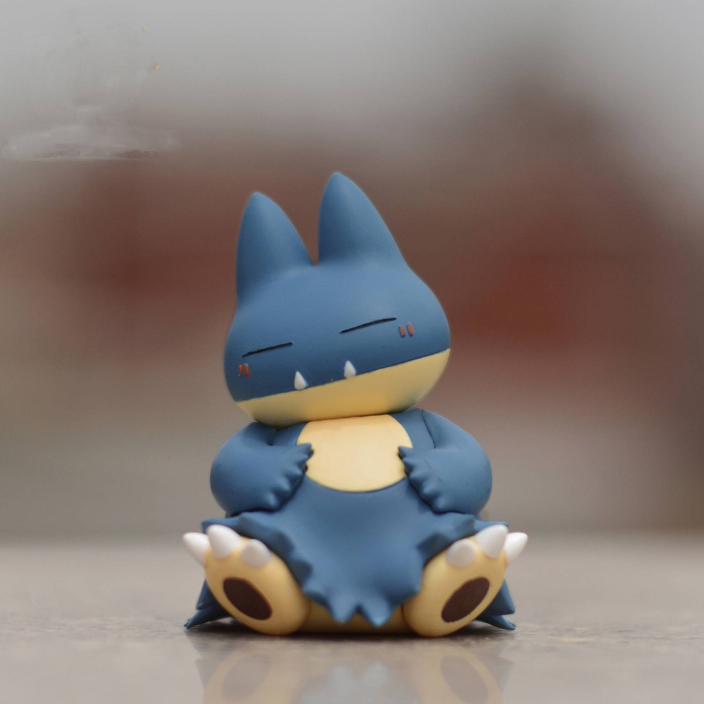 Đồ trang trí Nhân Vật Pokemon Snorlax Psyduck Đang Ngủ Đáng Yêu