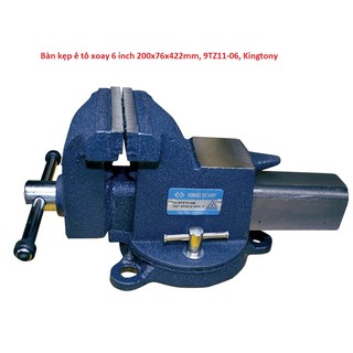 Bàn kẹp ê tô xoay 6 inch 200x76x422mm, 9tz11-06, kingtony
