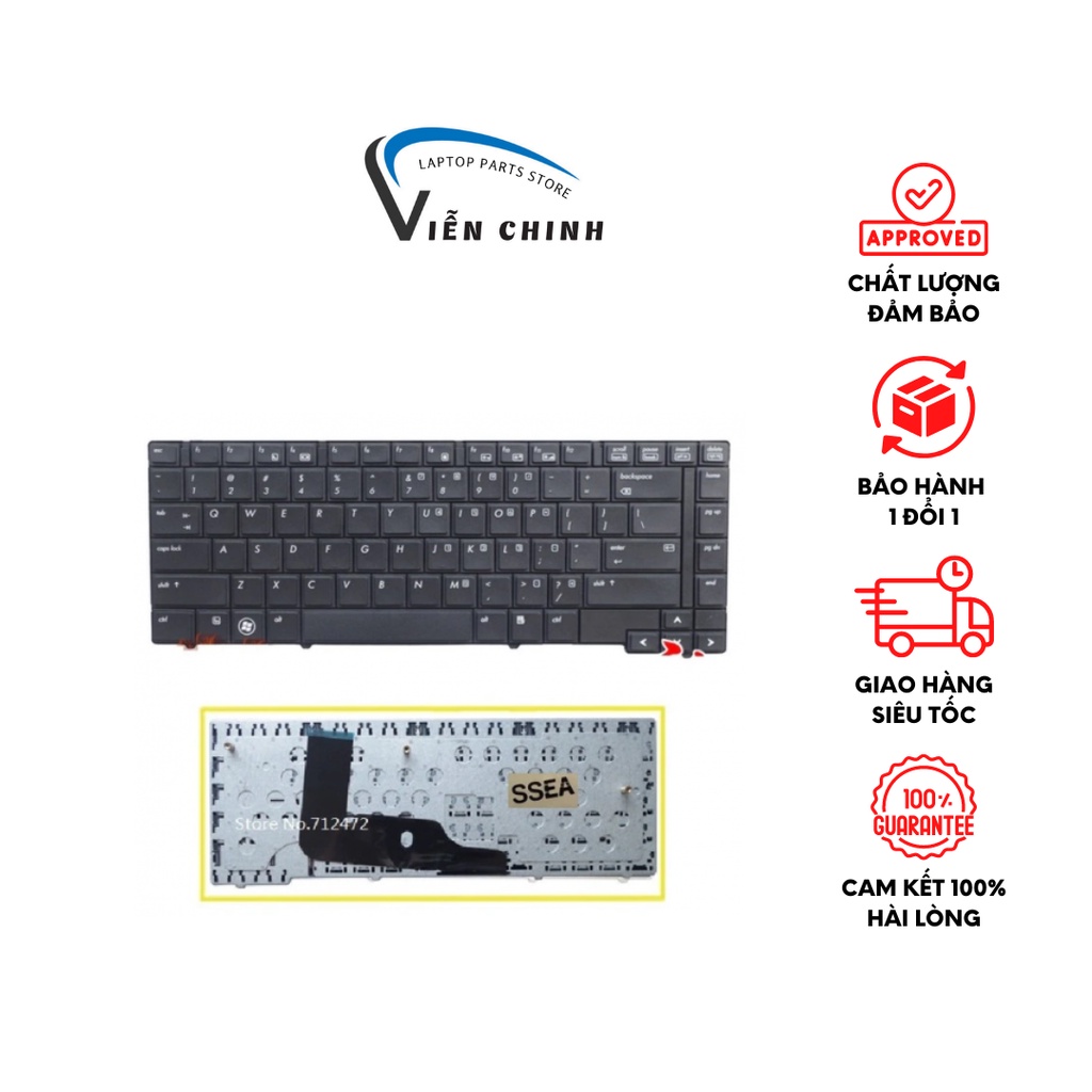 Bàn phím laptop HP EliteBook 6440p 8440p 8440w, Probook 6440b 6450b 6455b 6445b – 8440