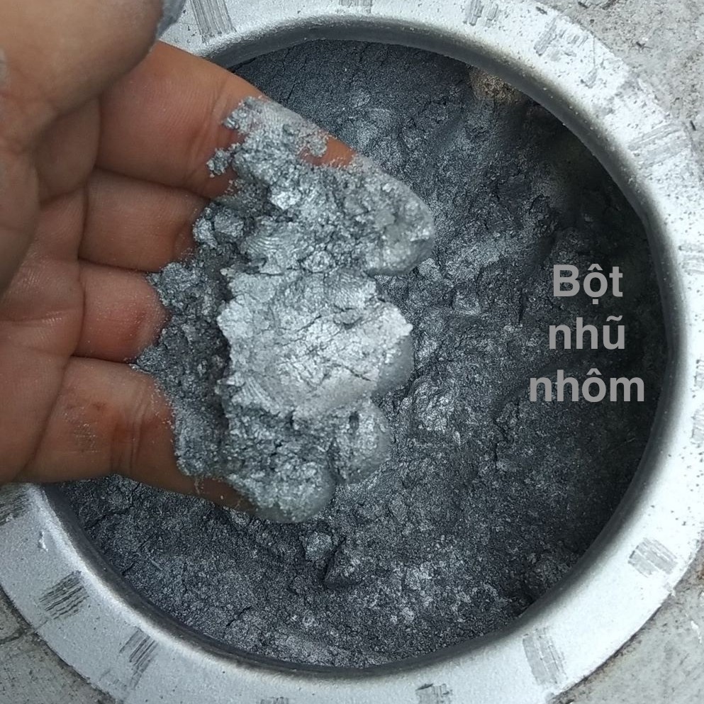 100g Bột nhũ bạc pha sơn (Aluminum Powder)