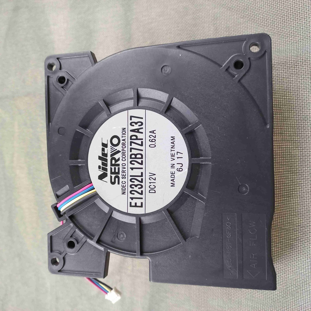 Quạt Sò 12V Ni dec 0,62A E1232L12B7ZPA37 | Quạt Sò 12V | Quạt Sò Nidec | Quạt Thổi 12V