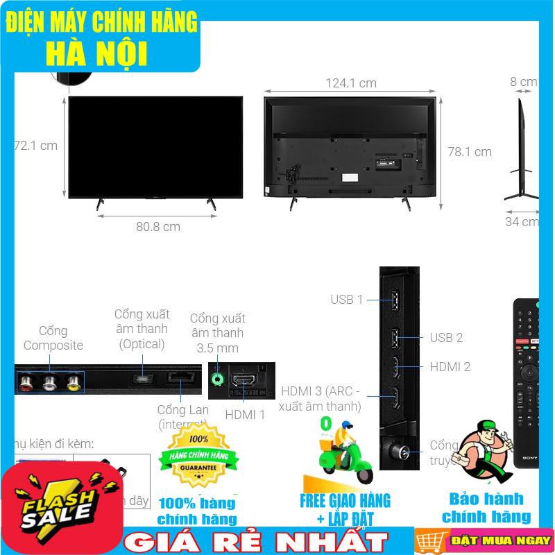 Tivi SONY 55 inch 4K Smart TV KD-55X7500H