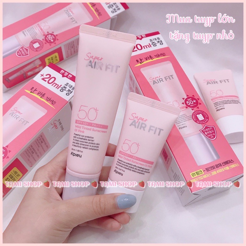 Kem Chống Nắng Apieu Super Air Fit Mild Tinted Sunscreens