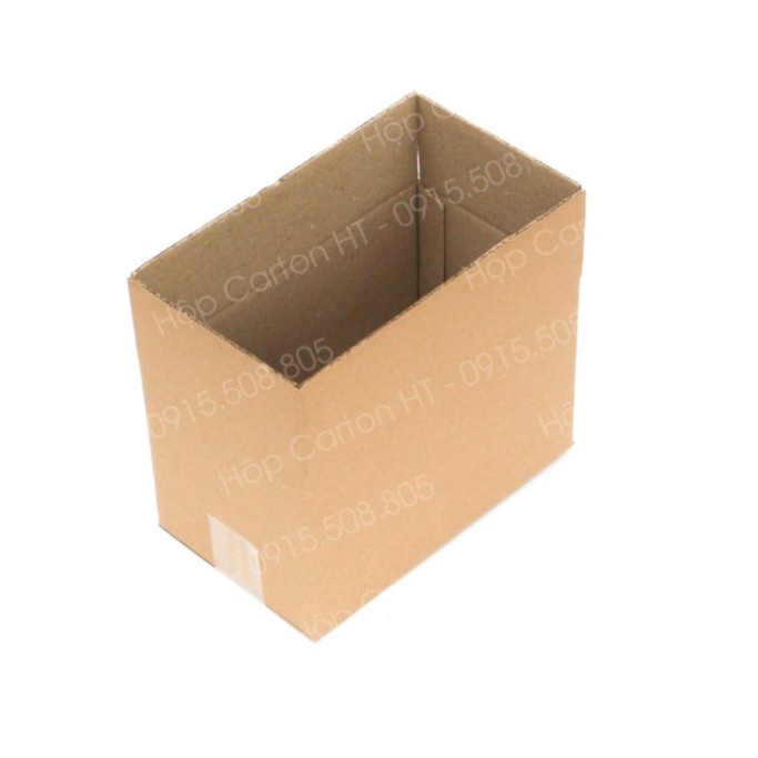 25x15x15 Combo 100 hộp carton, thùng giấy cod gói hàng, hộp bìa carton đóng hàng giá rẻ