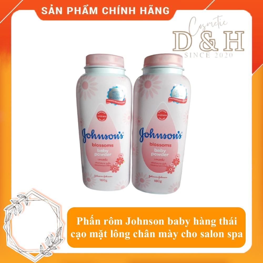 Phấn rôm Johnson baby hàng thái cạo mặt lông chân mày sử dụng cho salon spa giá tận gốc (100g/180g)