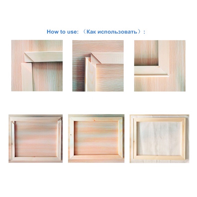 Khung tự căng tranh kích thước 40x50cm (Khung căng trong)