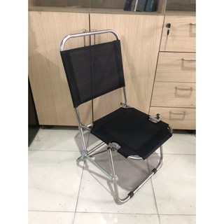 [SÀNG LỌC-CHẤT LƯỢNG]-GHẾ XẾP INOX 201 LƯNG THẤP LƯỚI MÀU ĐEN-PHÙ HỢP ĐI PHƯỢT, CAFE, TRÀ ĐÁ VỈA HÈ, HỌC HÀNH,...
