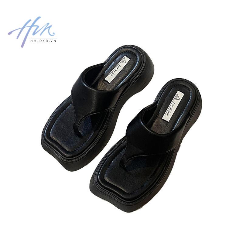 Dép Kẹp Đế Dày 2022 Thời Trang Mùa Hè Phong Cách Hàn Quốc Mới Cho Nữ