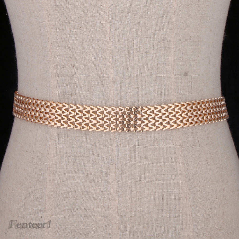 Thắt Lưng Hợp Kim Mạ Vàng Thời Trang Cho Nữ