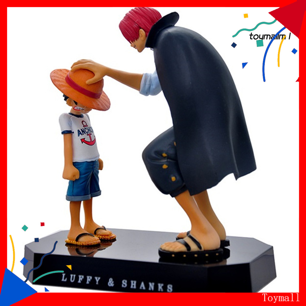 toymall Anime One Piece Luffy Shanks Model Toys Home Decoration Collection Supplies