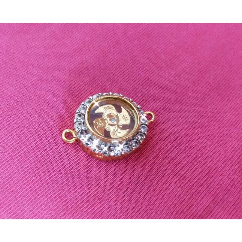 Charm Mặt Tròn Cánh Quạt Phong Thủy Xâu Vòng