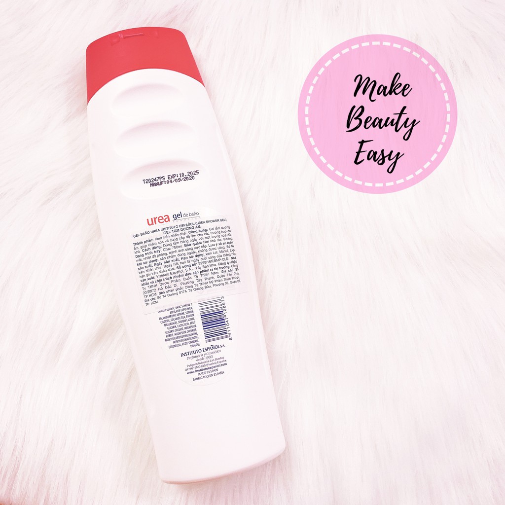 Gel tắm dành cho da vảy nến, viêm da cơ địa - Urea Shower Gel 750ml