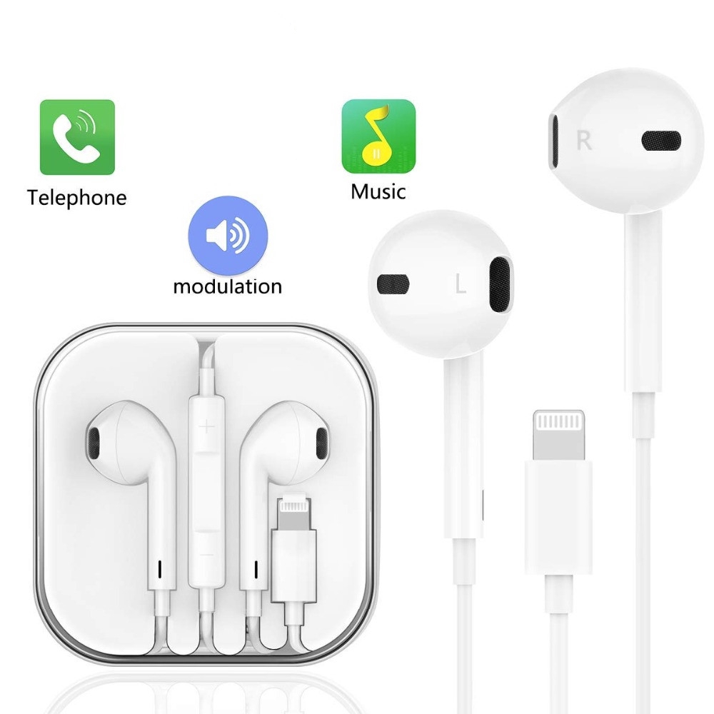 Tai nghe nhét tai 3.5mm với âm thanh sống động cho iPhone 6 6S 7s 8 8s Xiaomi HUAWEI Samsung