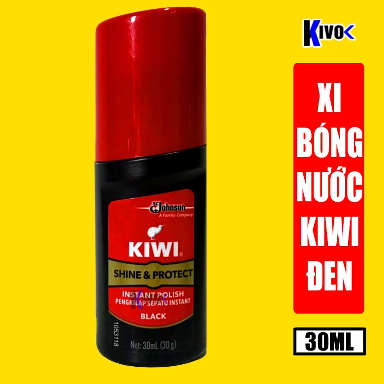 Xi Nước Đánh Giày Kiwi 30ml Màu Đen