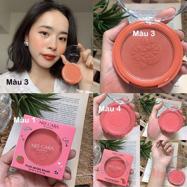 [ SALE ] Phấn Má Hồng NeeCara Fruit Series Blush n314 Thái Lan