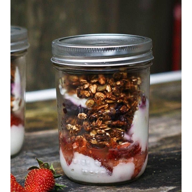 Hũ Thủy Tinh 200-300-500-650 ml Nắp nhôm làm sữa chua, caramen, đựng thực phẩm | BigBuy360 - bigbuy360.vn
