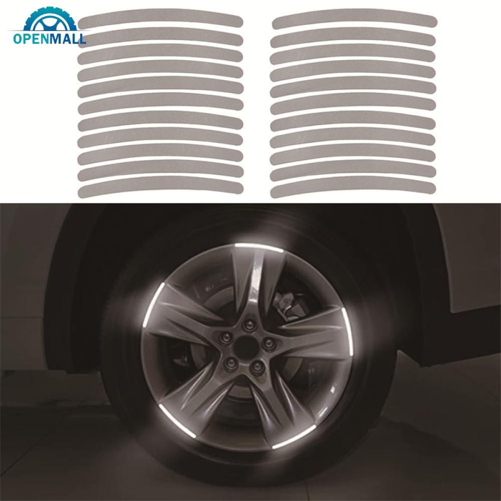 Bộ 22 Miếng Dán Phản Quang Trang Trí Vành Bánh Xe Hơi C9J5