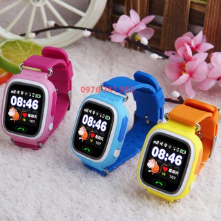 Đồng hồ định vị trẻ em GPS Q90 phiên bản Định vị Wifi, Cảnh báo chống mất trộm, theo dõi sức khỏe cho bé
