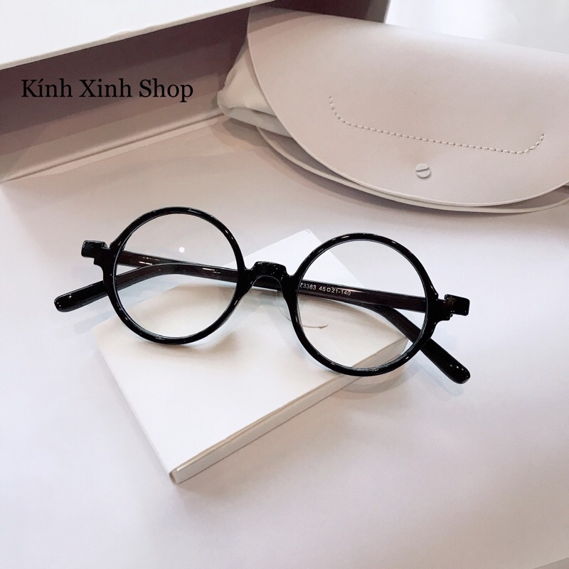 Kính Chống Ánh Sáng Xanh Mắt Tròn Nhỏ Phong Cách Nhật Bản