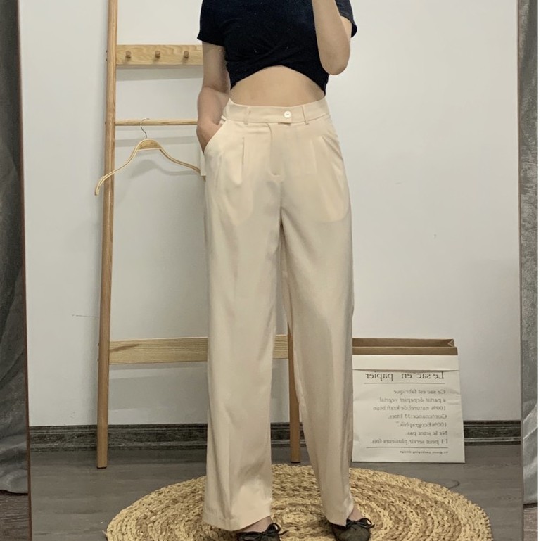 Quần culotte nữ ống đứng rộng phong cách ulzzang hàn quốc 1506 Accola