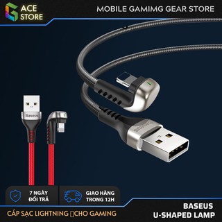 Baseus U-shaped Lamp | Cáp Lightning sạc và truyền dữ liệu tốc độ cao Mobile Game