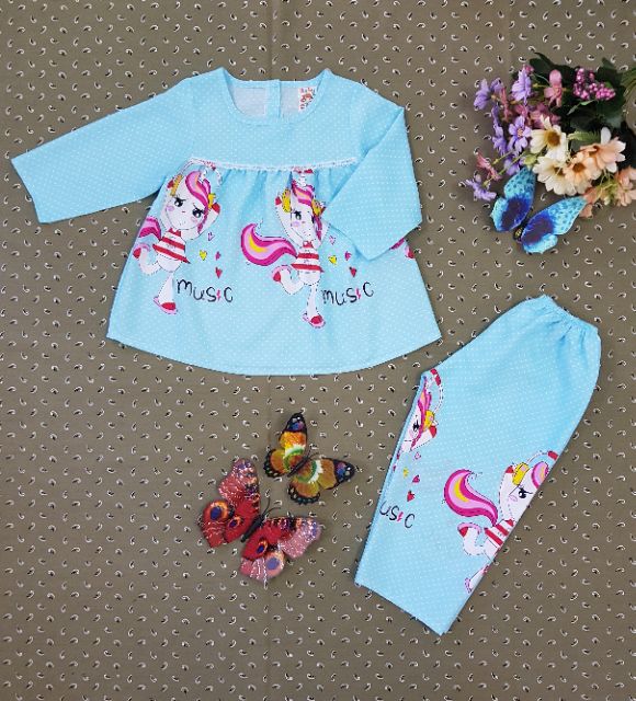 Bộ tole dài bé gái