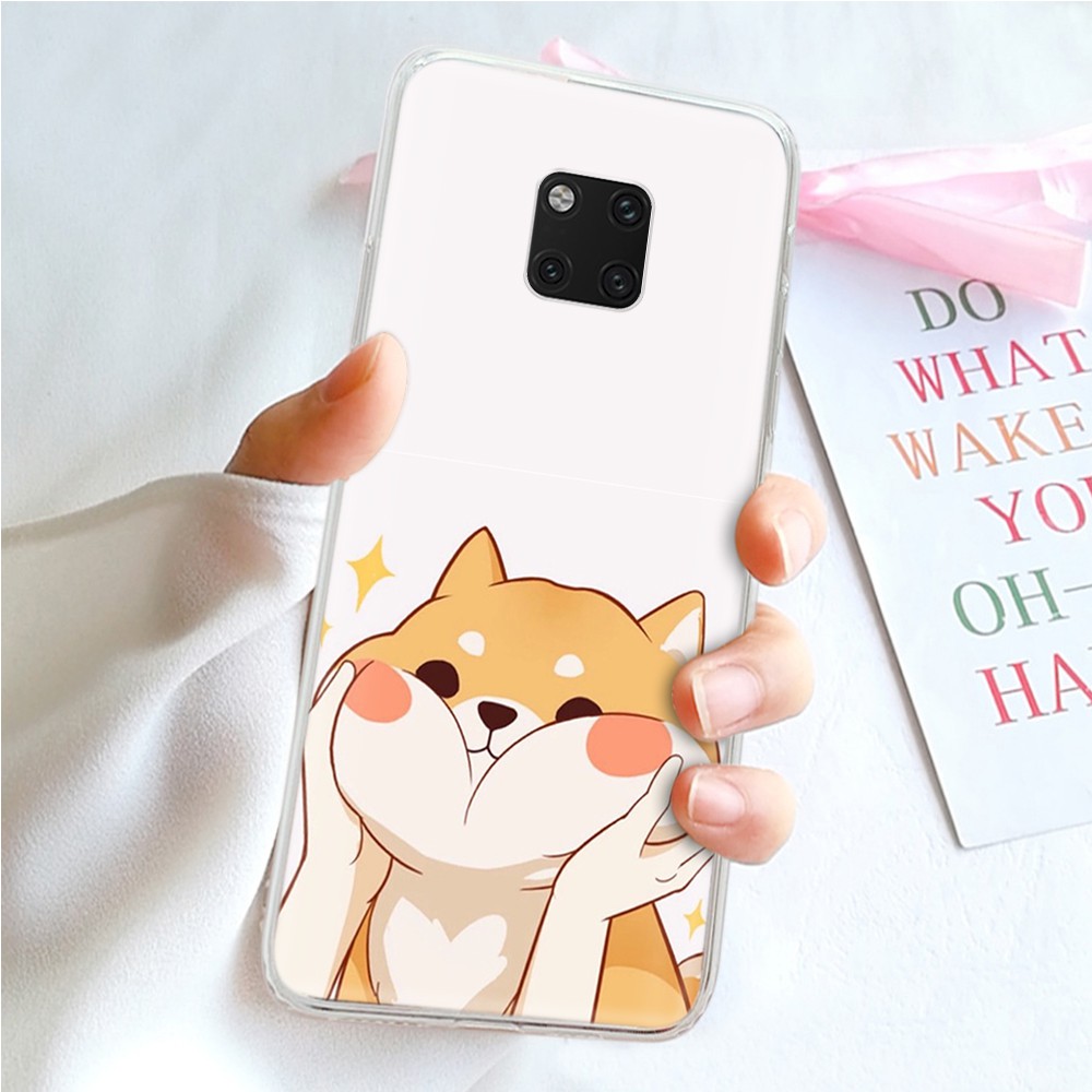 Ốp Lưng Điện Thoại Phối Hình Chó Corgi Dành Cho Oppo A12 A12E A3S A5 A5S A9 A52 A72 A92 A92S A9X