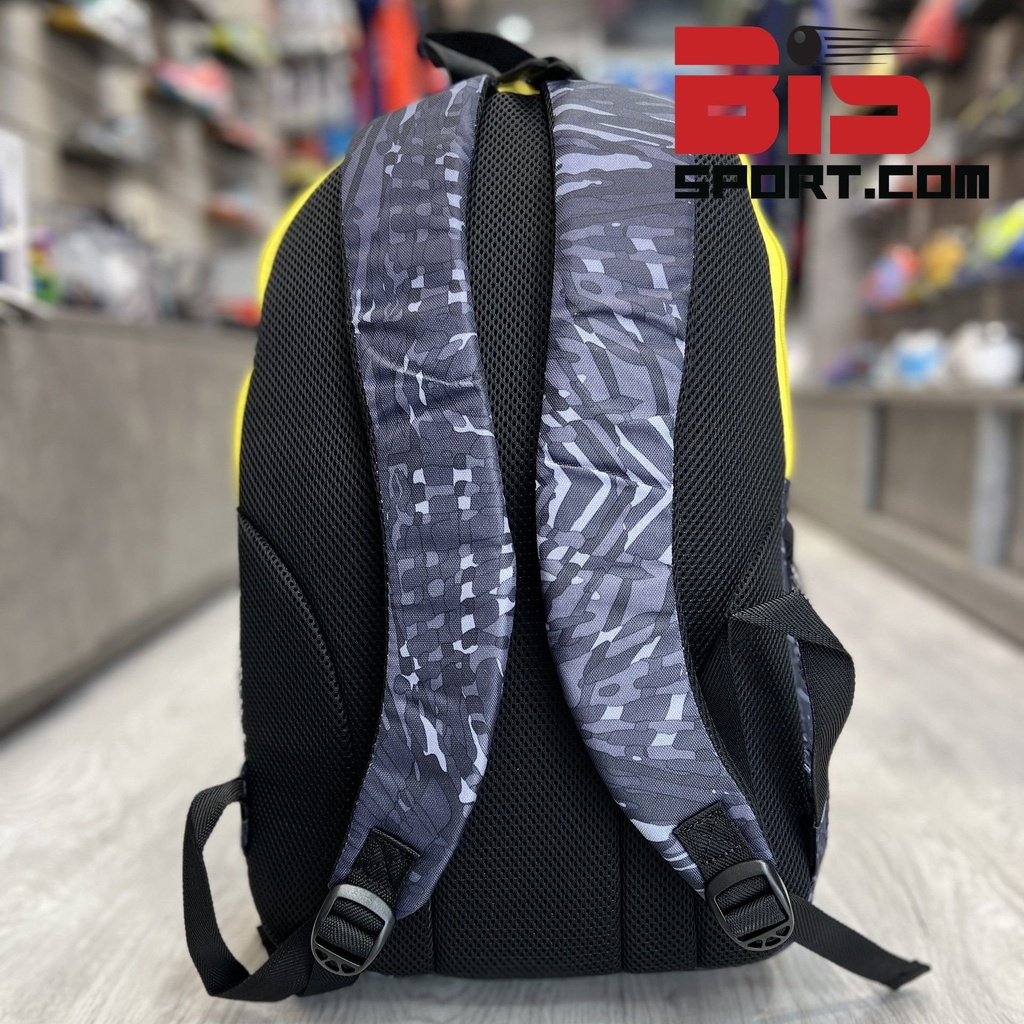 Balo Cầu Lông Lining ABSM198-2 Chính Hãng - Đen Vàng - Balo Siêu To - 3 Ngăn Chính Và Có Ngăn Để Giày Riêng