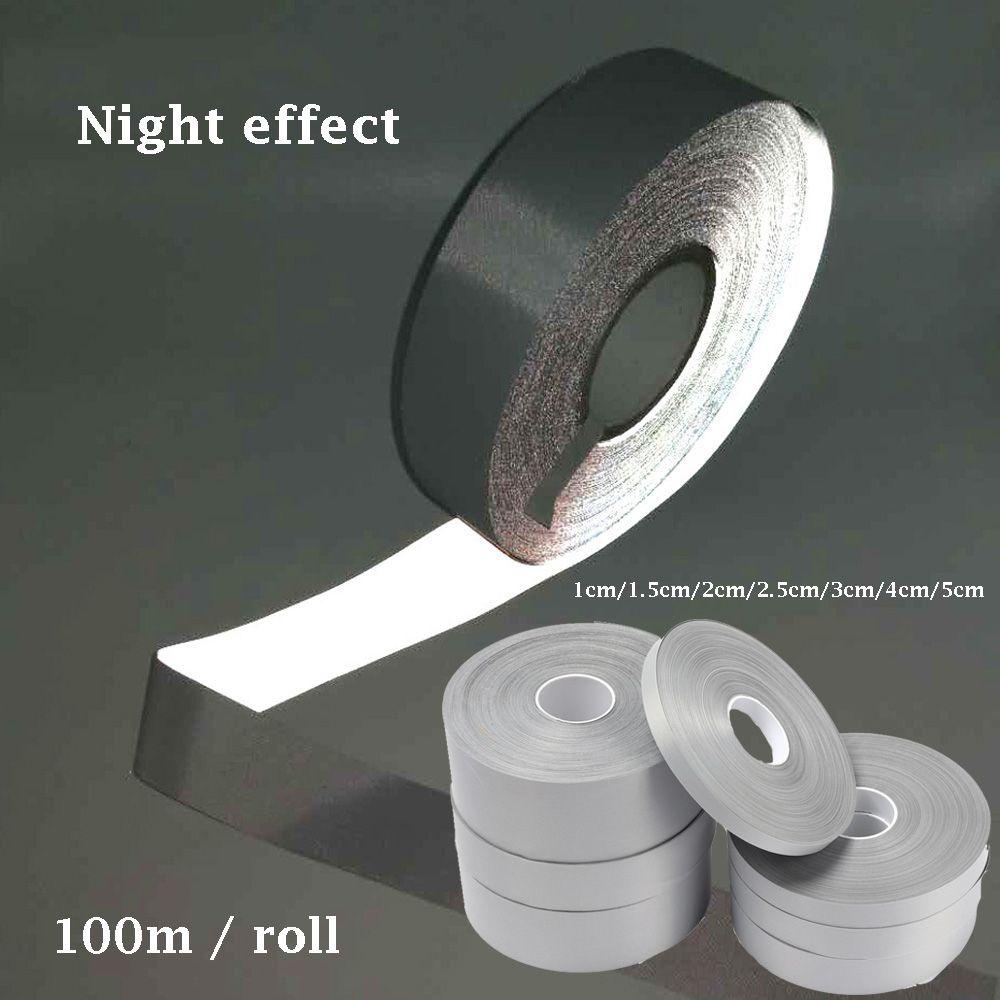 Cuộn Băng Keo Phản Quang Cảnh Báo An Toàn Dài 100m
