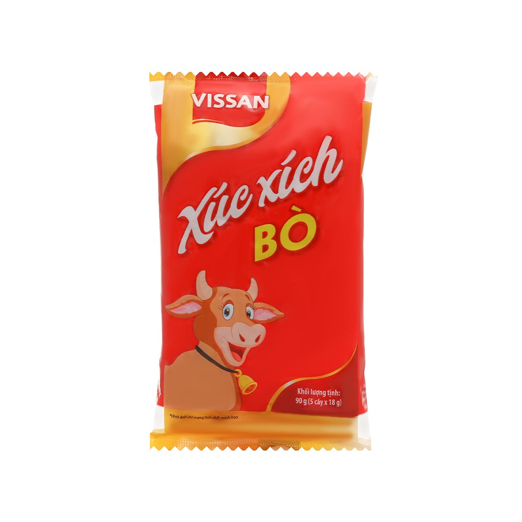 Xúc Xích Tiệt Trùng Heo / Bò Vissan 160gr