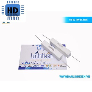 Trở sứ 10w 5% các giá trị