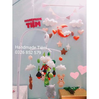 Treo nôi khung cũi 35 bản nhạc kích thích thị giác giác quan