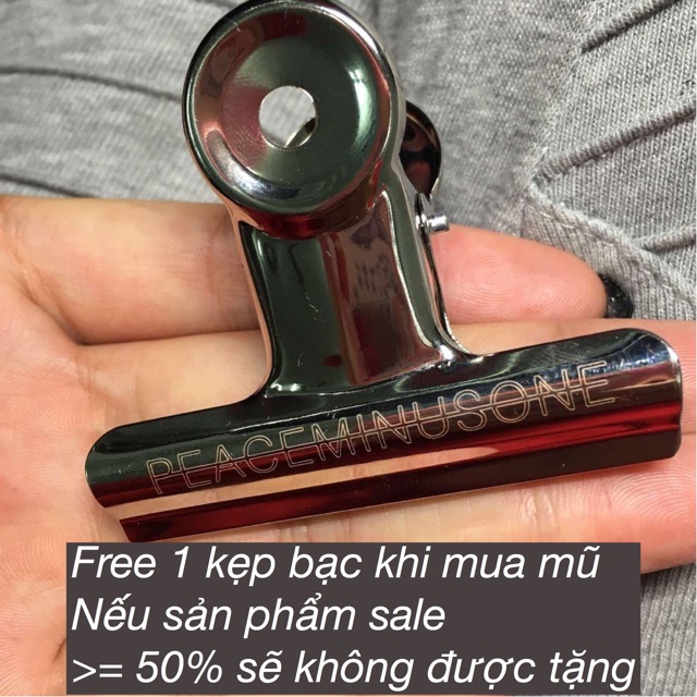 Mũ len pmo peaceminusone tặng kẹp GD