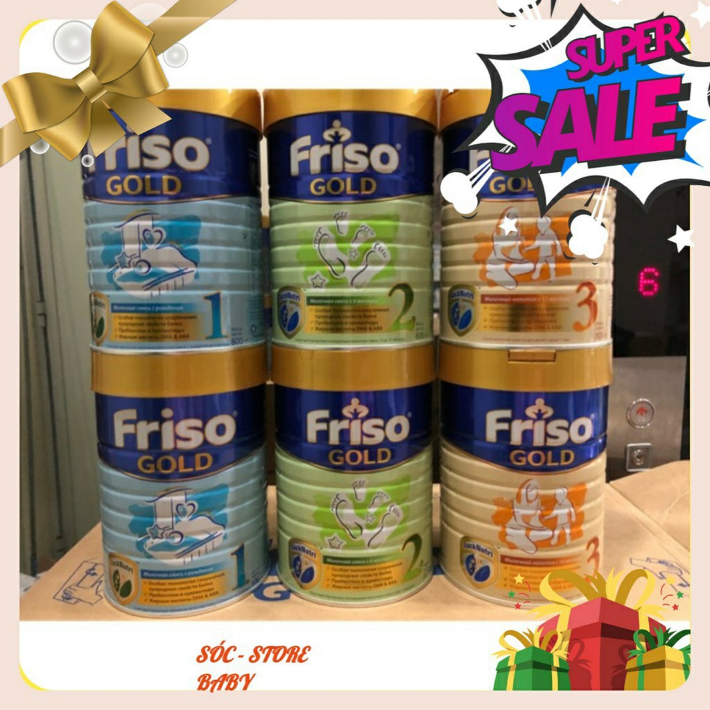 [ DATE 2022]Sữa FRISO GOLD NGA 800gr đủ số, hàng chuẩn air