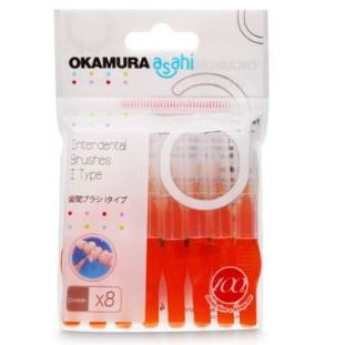 Combo Bàn chải kẽ răng cao cấp Nhật bản dạng I - Okamura (Japan) và dạng I gói 6 chiếc- DR.POLIR (Japan)