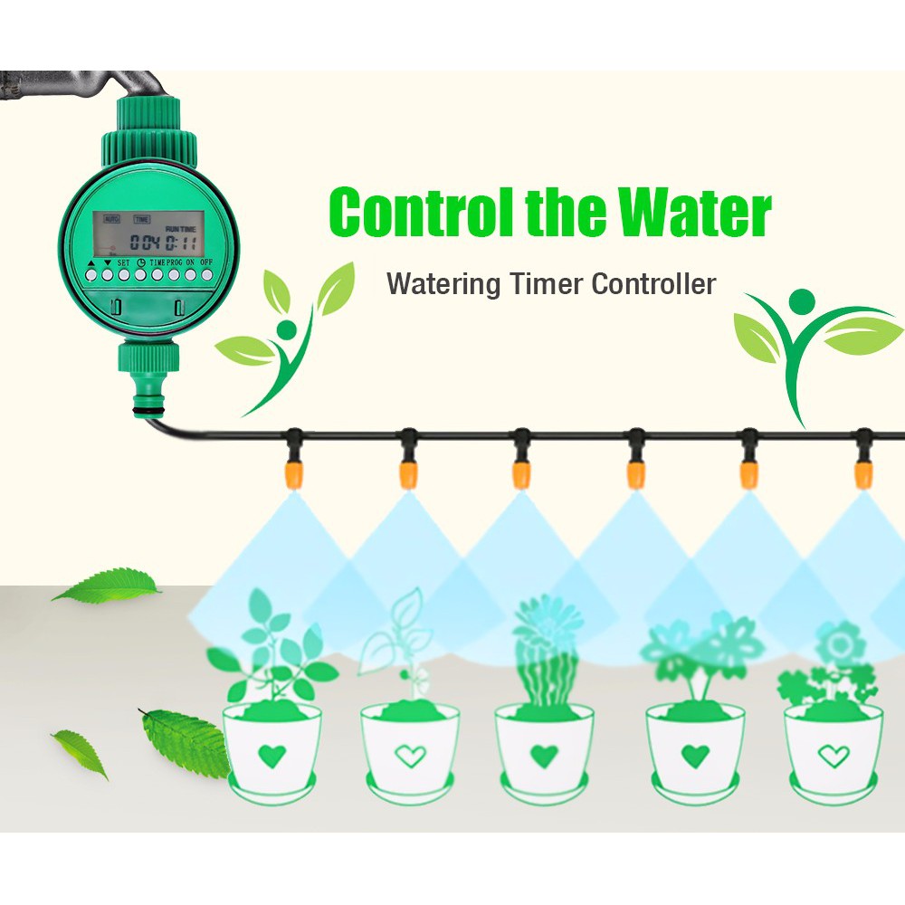 Đồng Hồ Hẹn Giờ Tưới Nước Cho Cây Cao Cấp