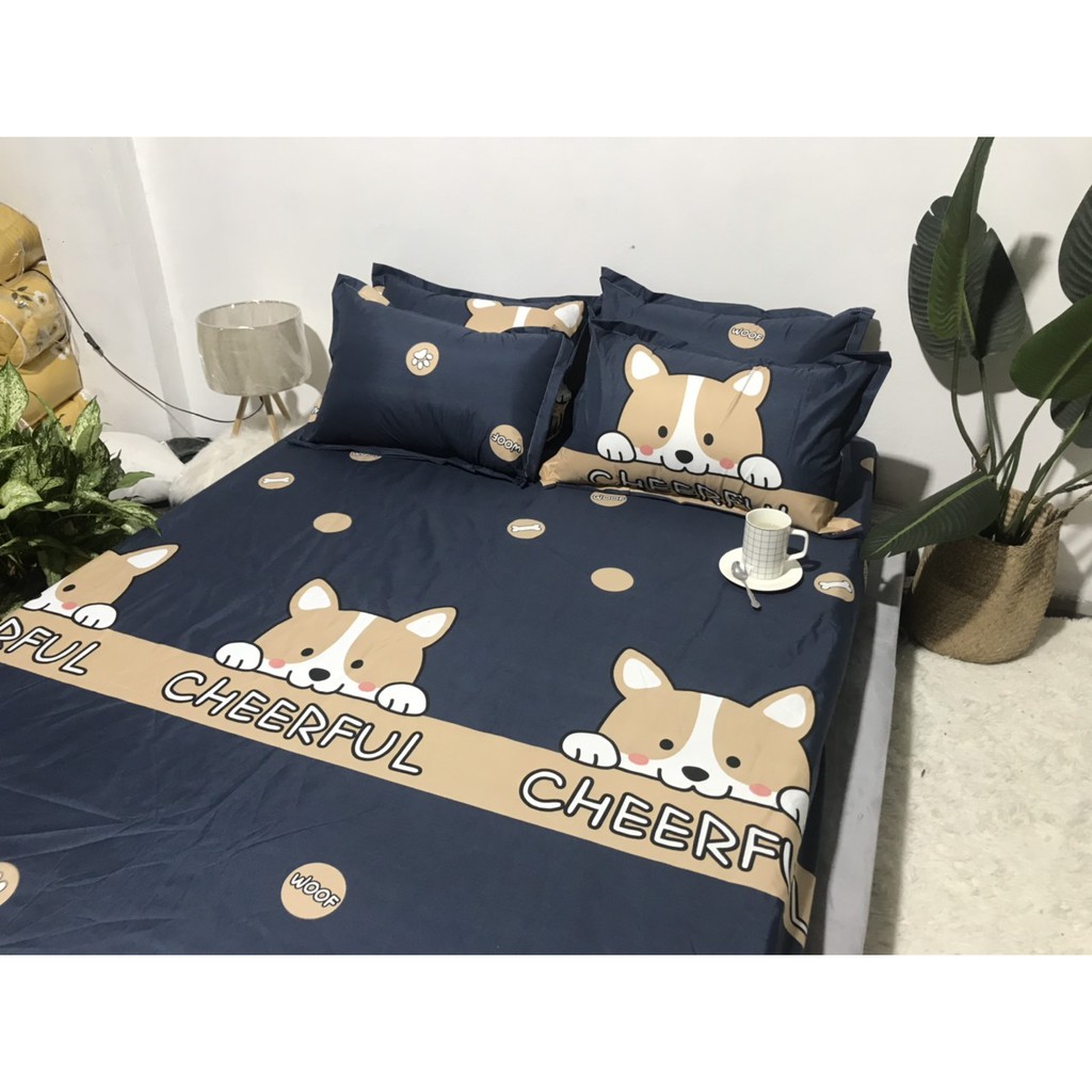 Ga Chống Thấm Cotton Hàn Quốc Chó Cheerful CTT23