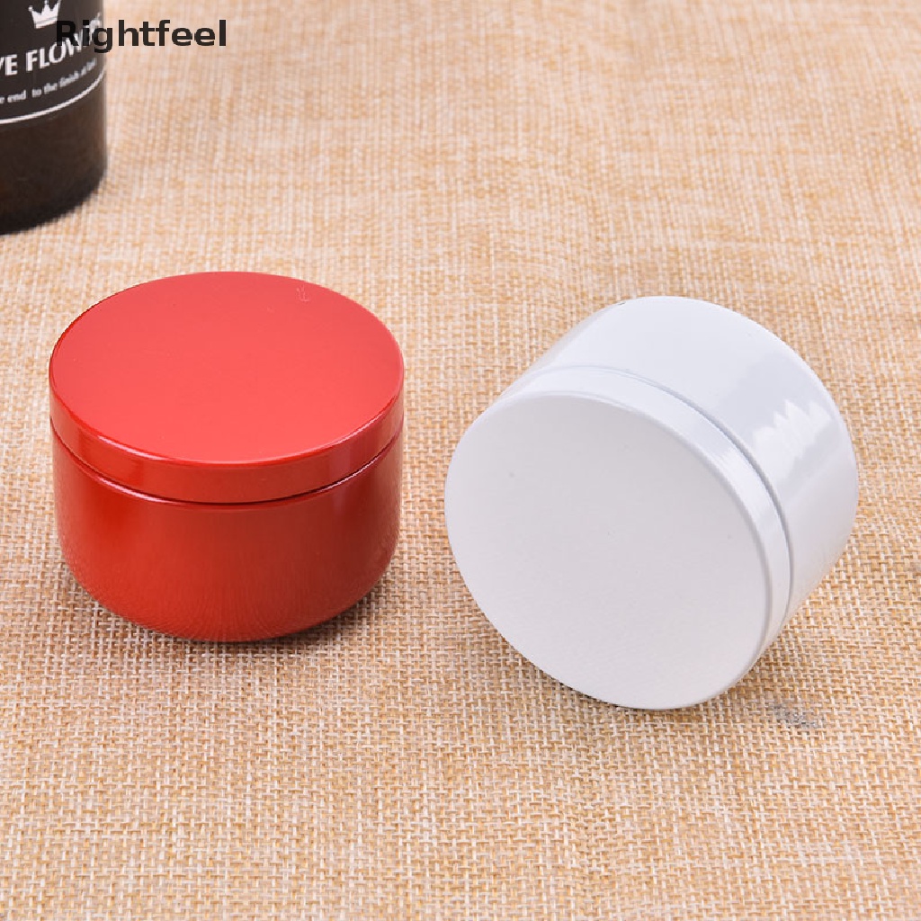 Hộp Thiếc Nhôm Hình Tròn Đựng Nến Tiện Dụng Mang Theo Du Lịch