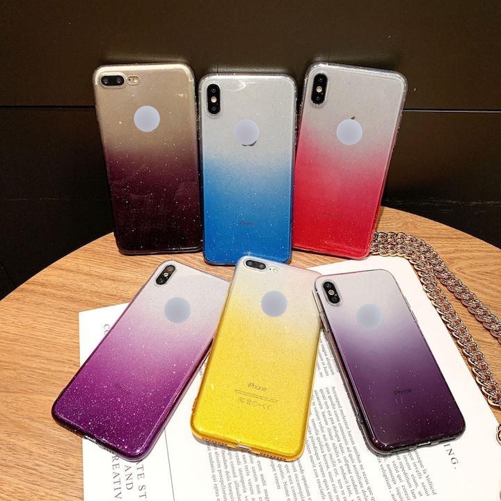 Ốp lưng iphone phủ kim tuyến lấp lánh ốp iphone 6 plus 7 plus 8 plus 6 6s X XS XR XS MAX - n59