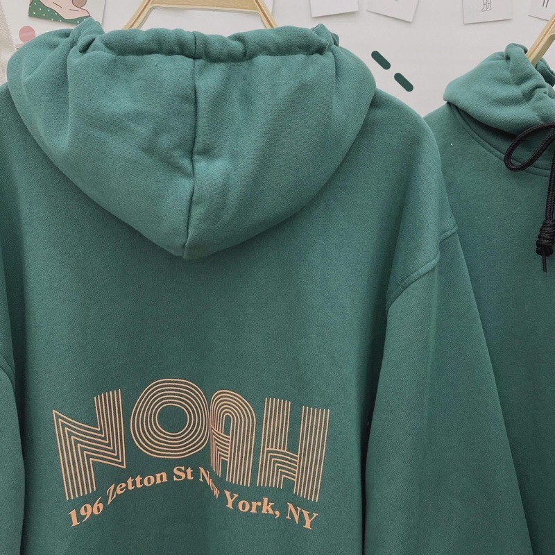 Áo Hoodie Noah Nỉ Lót Bông form rộng nam nữ đều mặc đc ( ảnh thật )