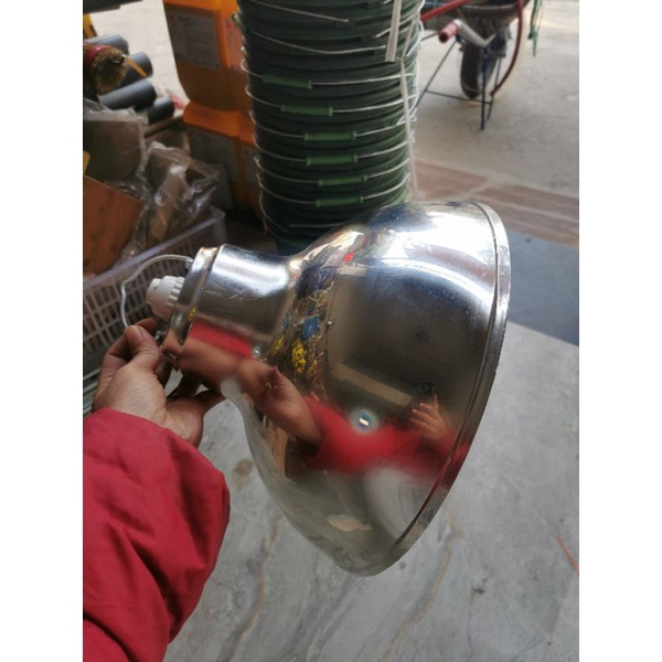 Bộ Chao Đèn Ngoài Trời, kèm đui SOPOKA đường kính 30cm Chóa đèn Nhựa | SOPOKA