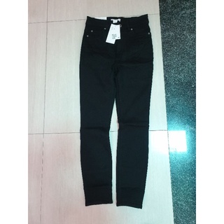 Quần kaki jean lưng cao HM dáng ôm, eo dưới 68cm. 350k