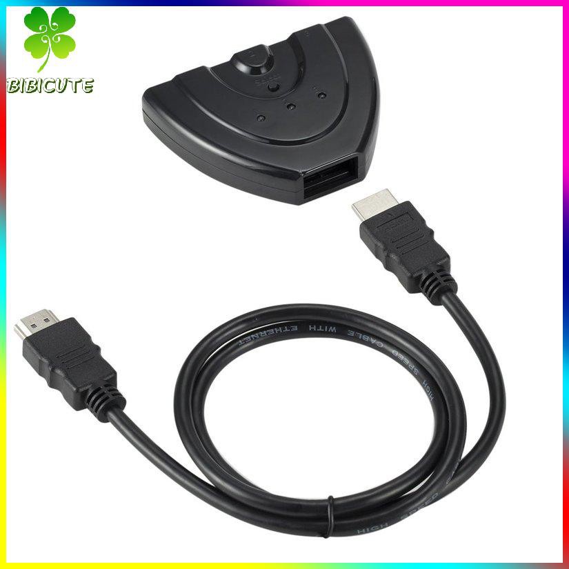 [Fast delivery]3 IN 1 OUT 1080P Hub V1.3B HDMI-compatible Splitter Cable For HDTV XBOX PS3