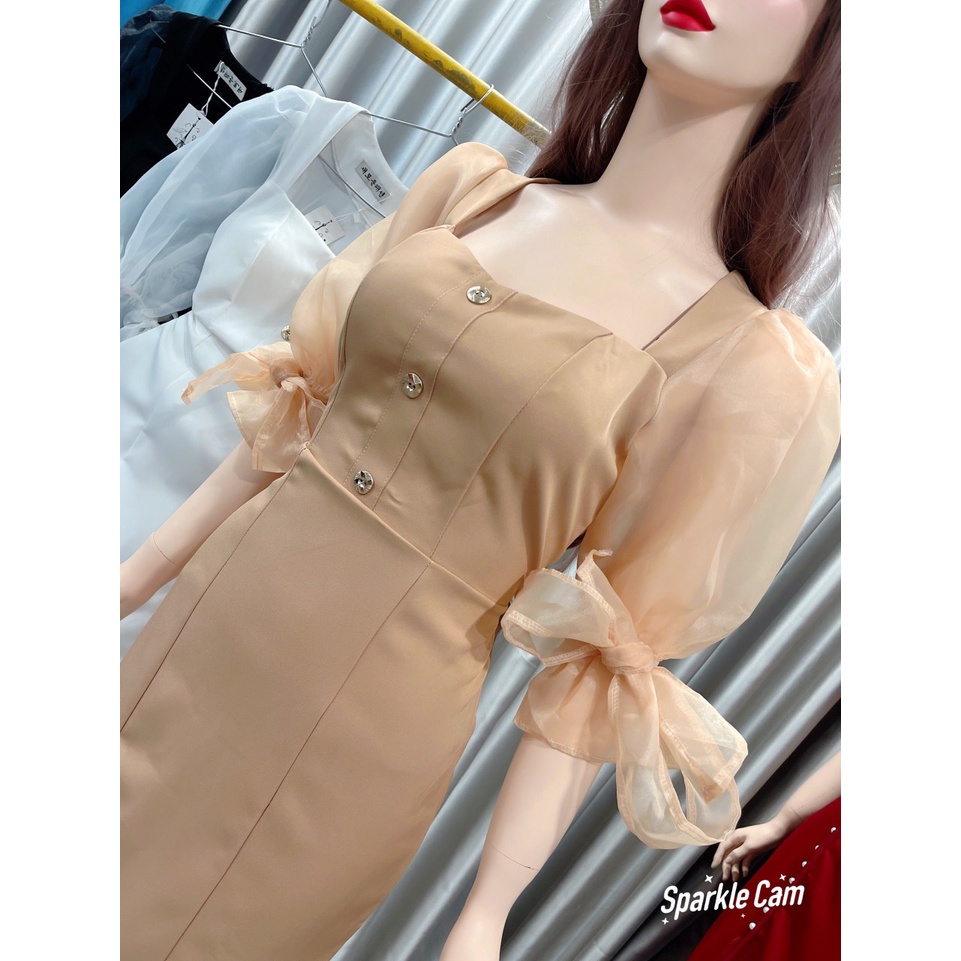 Váy dự tiệc sang trọng đi đám cưới đầm đi biển dạ hội cổ đổ dáng dài siêu xinh mẫu mới NBHshop H02