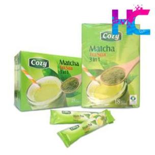 Trà Sữa Cozy Matcha 3in1 hộp 18 gói