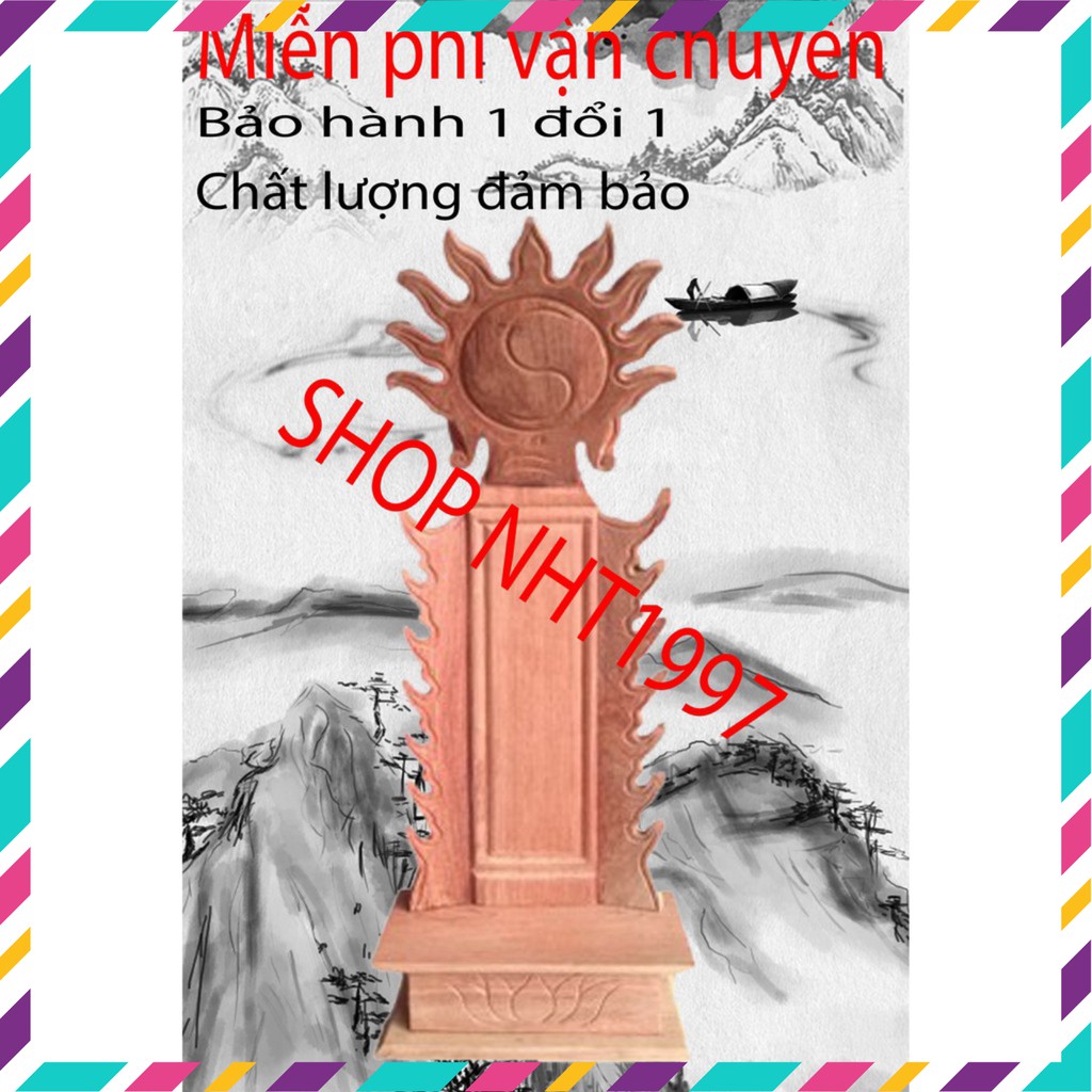 Bài vị thờ gỗ hương - Bài vị hỏa long